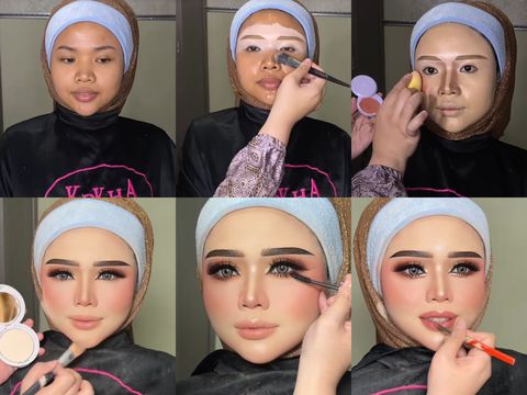 Riasan makeup anak pondok pesantren bikin pangling. Acara tersebut mengundang tamunya 21.000 di bagi 3 hari, perharinya 7000 orang dalam satu waktu.  Unggahan tersebut langsung viral di media sosial.