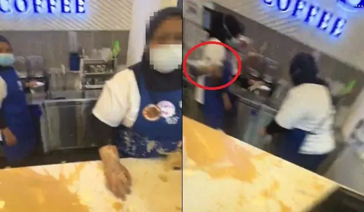 Viral! Pelanggan Lempar Kopi di Meja Kasir Gegara Pelayanan Lama