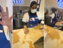 Viral! Pelanggan Lempar Kopi di Meja Kasir Gegara Pelayanan Lama
