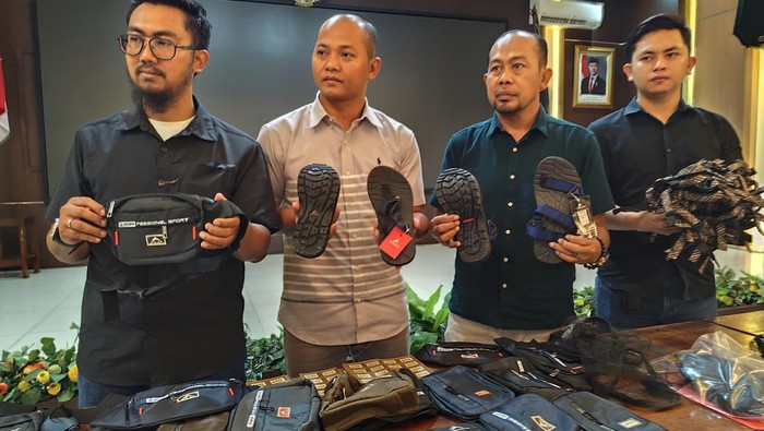 Dugaan Pemalsuan Tas-Sandal Merek Eiger, Polda Jateng Tetapkan 4 Tersangka