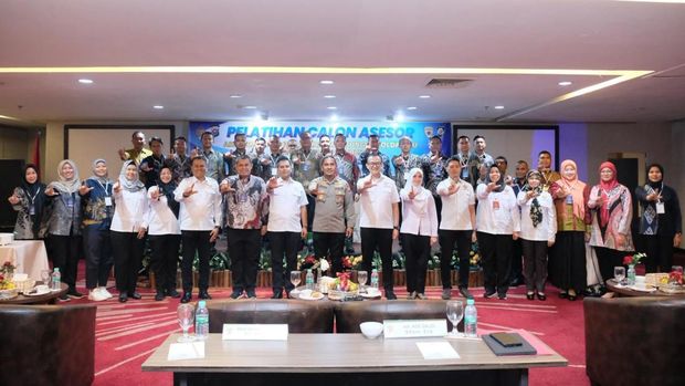 Polda Riau menggelar pelatihan untuk calon Asesor Polri
