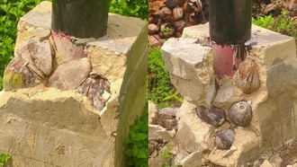 Viral Pondasi Tiang Listrik di Sambas Retak, Isinya Ada Kelapa dan Serabut