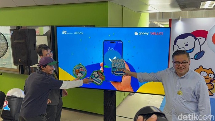 PT MRT Jakarta (Perseroda) bekerja sama dengan GoPay dan Tahilalats meluncurkan allride Wallet,