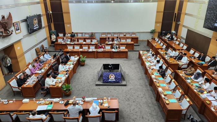 Rapat Komisi VIII DPR bersama Menag (Adrial/detikcom)
