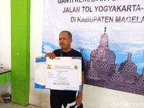 Cerita Ansori Dapat Rp 21 Juta Usai Sawah 21 Meter Terserempet Tol Jogja-Bawen