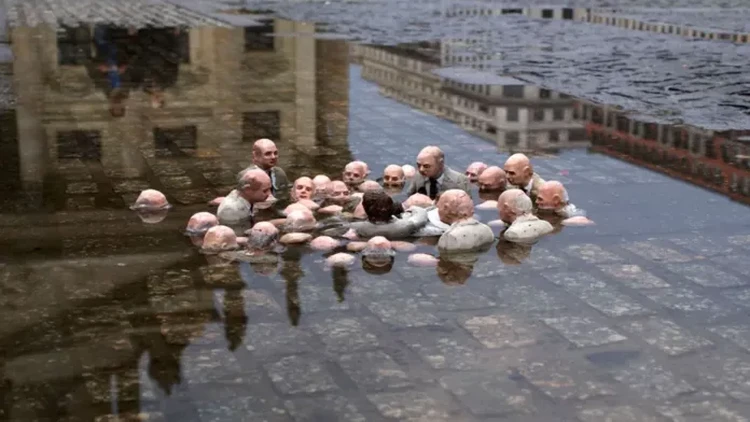 Seni jalanan pesan lingkungan