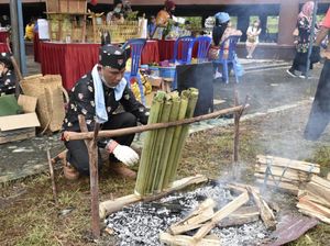 Malamang di Festival Budaya Isen Mulang, Tradisi Menyambut Lemang Ala Kalteng