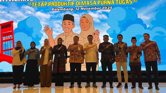 Bank Sumsel Babel bekerja sama dengan BKPSDM Kota Palembang serta PT Taspen (Persero) menggelar gathering ASN menjelang masa purna tugas.