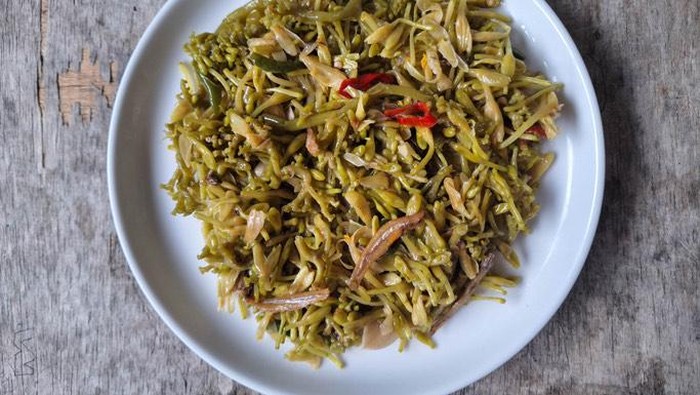 cara menghilangkan pahit bunga pepaya