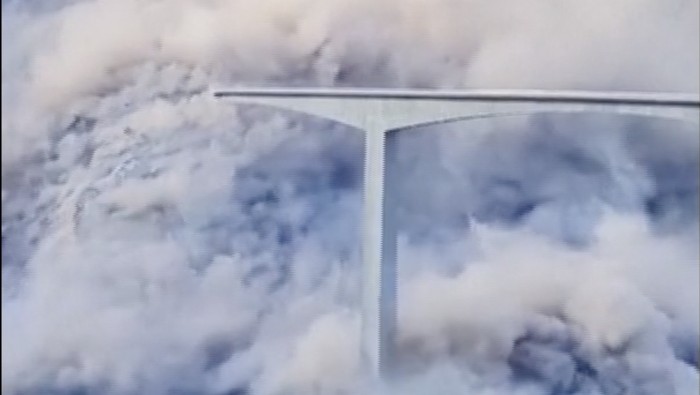 Detik-detik Mengagetkan Jembatan Hongqi di China Runtuh Sebagian A view shows part of a bridge in China's Sichuan province collapsing into the Hongqi River, in China, November 11, 2025, in this picture obtained from social media video. Social media/via REUTERS THIS IMAGE HAS BEEN SUPPLIED BY A THIRD PARTY. MANDATORY CREDIT. NO RESALES. NO ARCHIVES. Verification Note: Reuters was able to confirm the location of the video by the river and terrain that matched file and satellite imagery. The shape of the mountains that matched topography mapping. The date when the video was filmed was verified could not be verified. However, local authorities confirmed the collapse took place on Tuesday (November 11)