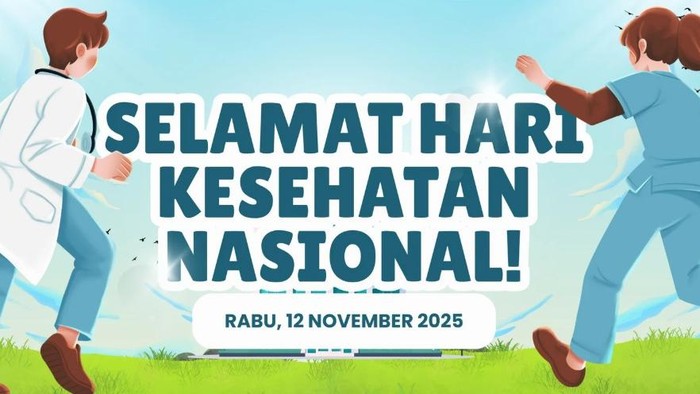 Ilustrasi Hari Kesehatan Nasional 2025