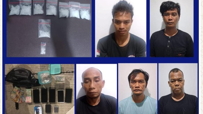 Lima pengedar narkoba di Riau ditangkap BNN (dok BNN)