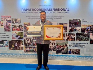 Deli Serdang Raih Penghargaan Kabupaten Berkinerja Baik Penurunan Stunting