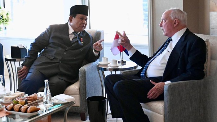 Presiden Prabowo bertemu Eks PM Australia Paul Keating di Sydney, Rabu (12/11/2025).