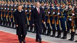Presiden Xi Jinping Sambut Raja Spanyol Felipe VI di Beijing