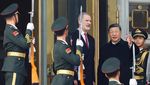 Presiden Xi Jinping Sambut Raja Spanyol Felipe VI di Beijing