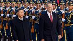 Presiden Xi Jinping Sambut Raja Spanyol Felipe VI di Beijing