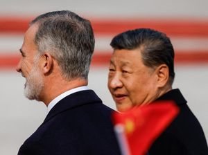 Presiden Xi Jinping Sambut Raja Spanyol Felipe VI di Beijing