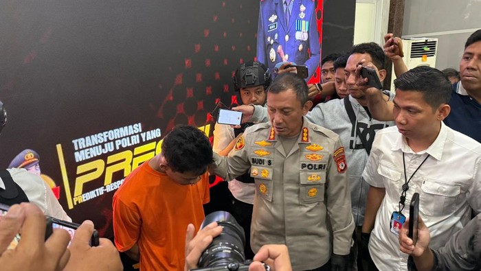 Rilis kasus pembunuhan pegawai konter HP