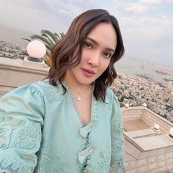 Potret Shandy Aulia Liburan ke Palestina