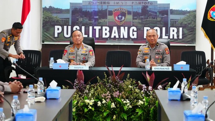 Wakapolri Komjen Dedi Prasetyo kunjungi Puslitbang Polri