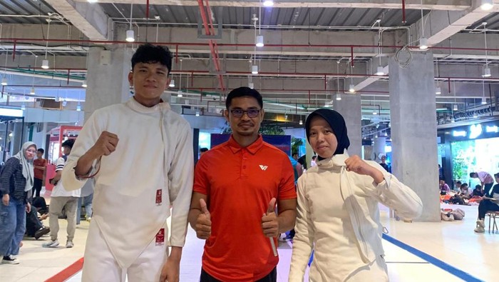 Atlet anggar Takalar menyumbang 2 medali emas pada Pra Pekan Olahraga Provinsi  Sulawesi Selatan (Sulsel) 2025. Dokumen Istimewa