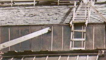 Nikola Tesla melihat ke luar laboratoriumnya di Colorado Springs pada tahun 1899. Foto: Boredpanda