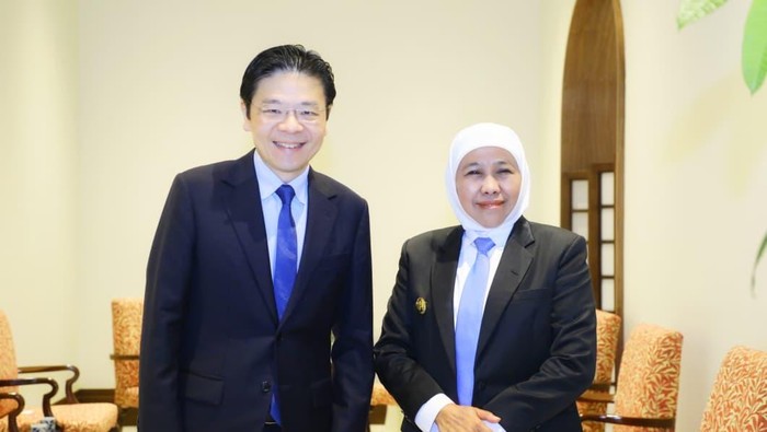 Rising Fellowship, Khofifah Tegaskan Komitmen Investasi ke PM Singapura