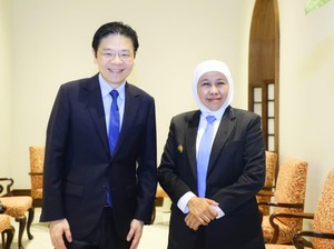 Rising Fellowship, Khofifah Tegaskan Komitmen Investasi ke PM Singapura