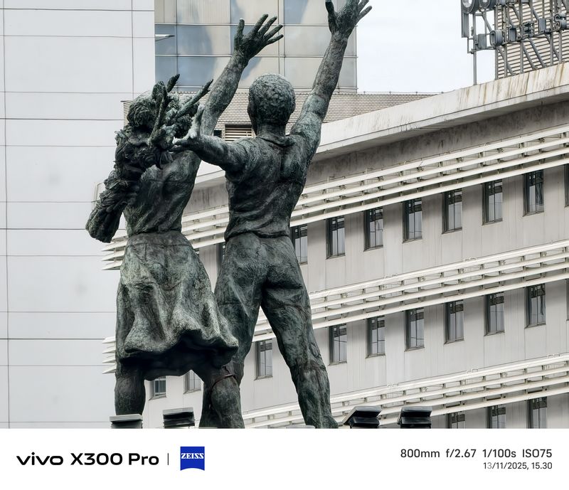 Hasil foto Vivo X300 Pro dengan Pro Photography Kit