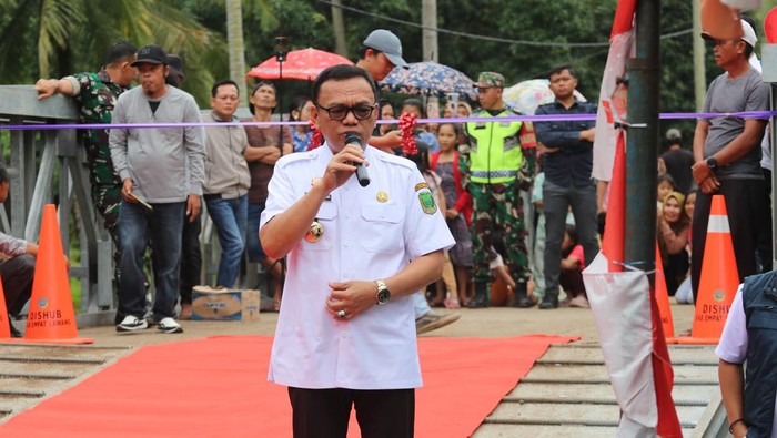 Jembatan Darurat Selesai, Jalan Empat Lawang-Lahat yang Sempat Putus Dibuka