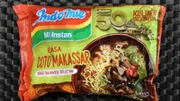 Indomie lain yang pernah dicicipi The Ramen Rater adalah Rasa Coto Makassar Khas Sulawesi Selatan. Ia memberi rating 3,5 dengan deskripsi rasa kaldu sapi yang kuat dan sedikit pedas. Foto: The Ramen Rater