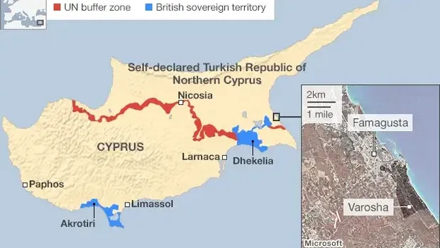 Kota Varosha di Pulau Siprus yang kini jadi kota mati