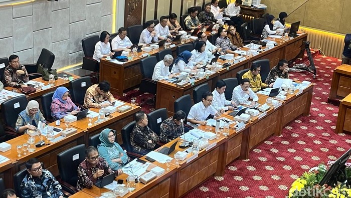 Menteri Kesehatan Budi Gunadi Sadikin dalam rapat kerja dengan Komisi IX DPR RI, Kamis (13/11/2025).