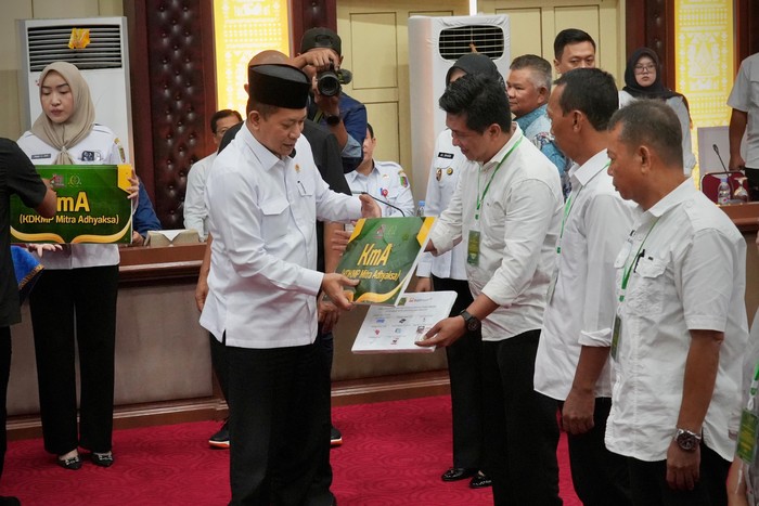 Menteri Koperasi Ferry Juliantono mengapresiasi penandatanganan kerja sama Koperasi Desa/Kelurahan Merah Putih Mitra Adhyaksa di Provinsi Lampung.