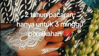 Miris! Viral Pasangan Pacaran Lama, Tapi Menikah Baru 3 Minggu Langsung Cerai