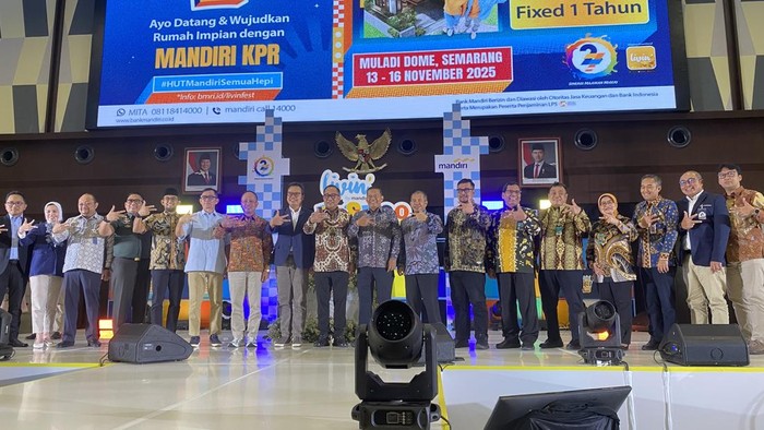 Pembukaan Livin Fest 2025 di Muladi Dome, Kecamatan Tembalang, Kota Semarang