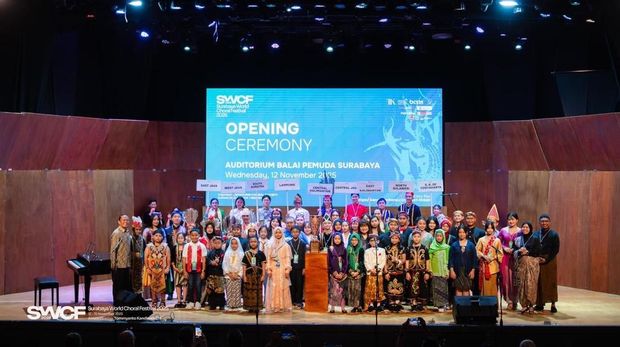 Pembukaan Surabaya World Choral Festival (SWCF) 2025.