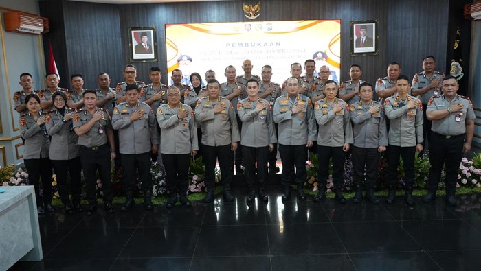 Peserta Sespimma Polri Praktik Kerja di Polda Jatim