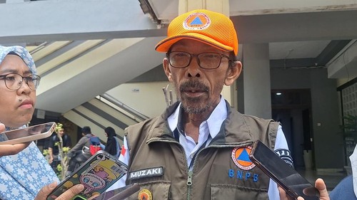 Plt Kalaksa BPBD Mataram, Muzaki. (Nathea Citra/detikBali)