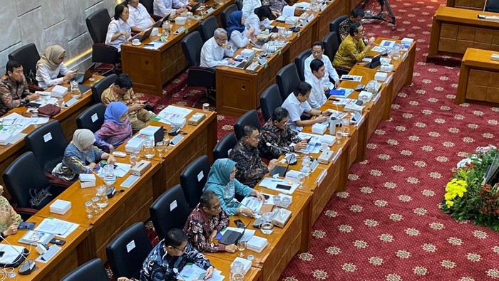 Rapat Komisi IX DPR dengan Menkes (Dwi/detikcom)