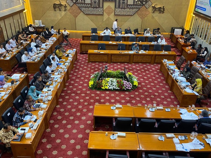 Rapat Komisi IX DPR dengan Menkes (Dwi/detikcom)