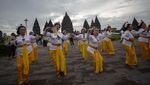 Sakral dan Megah, Upacara Penyucian Abhiseka Digelar di Candi Prambanan