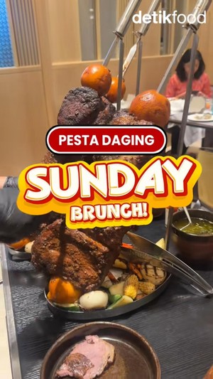 Video: Sunday Brunch di Hotel Bintang 5, Ada Oyster hingga Brazilian BBQ