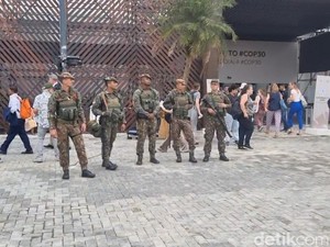 Brasil Kerahkan Tentara Bersenjata Jaga Lokasi COP30 Imbas Demo Ricuh