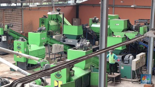 TPST Sentiong Kota Cimahi, Bandung, Jawa Barat. (CNBC Indonesia/Chandra Dwi)