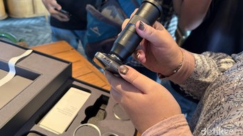 Case-nya dapat dipasangkan dengan 2,35 x Telephoto Extender yang dapat mengambil zoom lebih jauh sambil menjaga detail dan ketajaman foto. Foto: Virgina Maulita Putri/detikINET