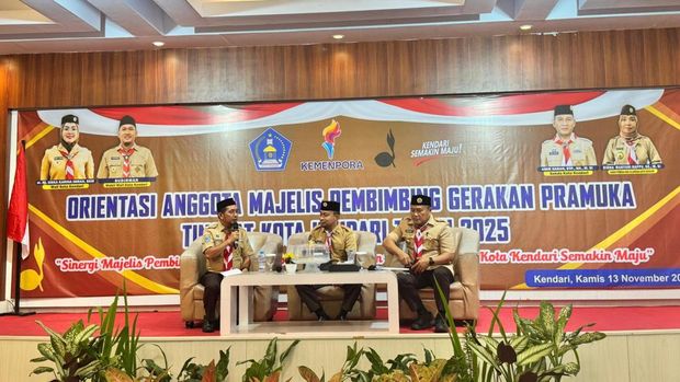 Wawali kota Kendari Sudirman menegaskan pentingnya peran strategis Majelis Pembimbing Cabang (Mabicab) Gerakan Pramuka dalam memperkuat pembinaan generasi muda di daerah. Dokumen Istimewa