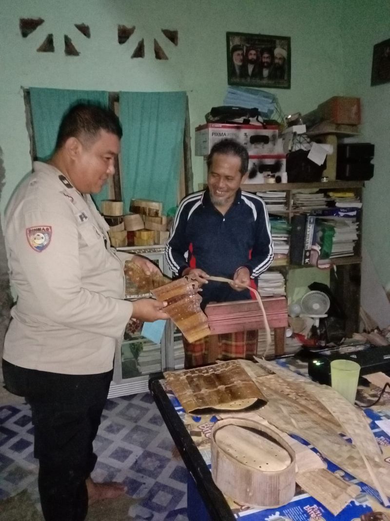 Bhabinkamtibmas Polsek Muara Uya, Aiptu Fery Hermawan.