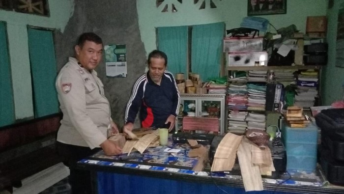 Bhabinkamtibmas Polsek Muara Uya, Aiptu Fery Hermawan.